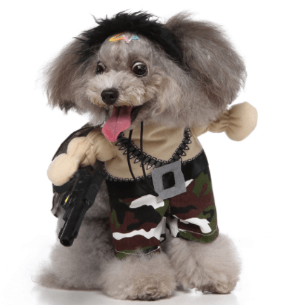 Funny Cosplay Pet Costume Set: Cute Cartoon Dog Outfit For Halloween And Christmas Dress-Up